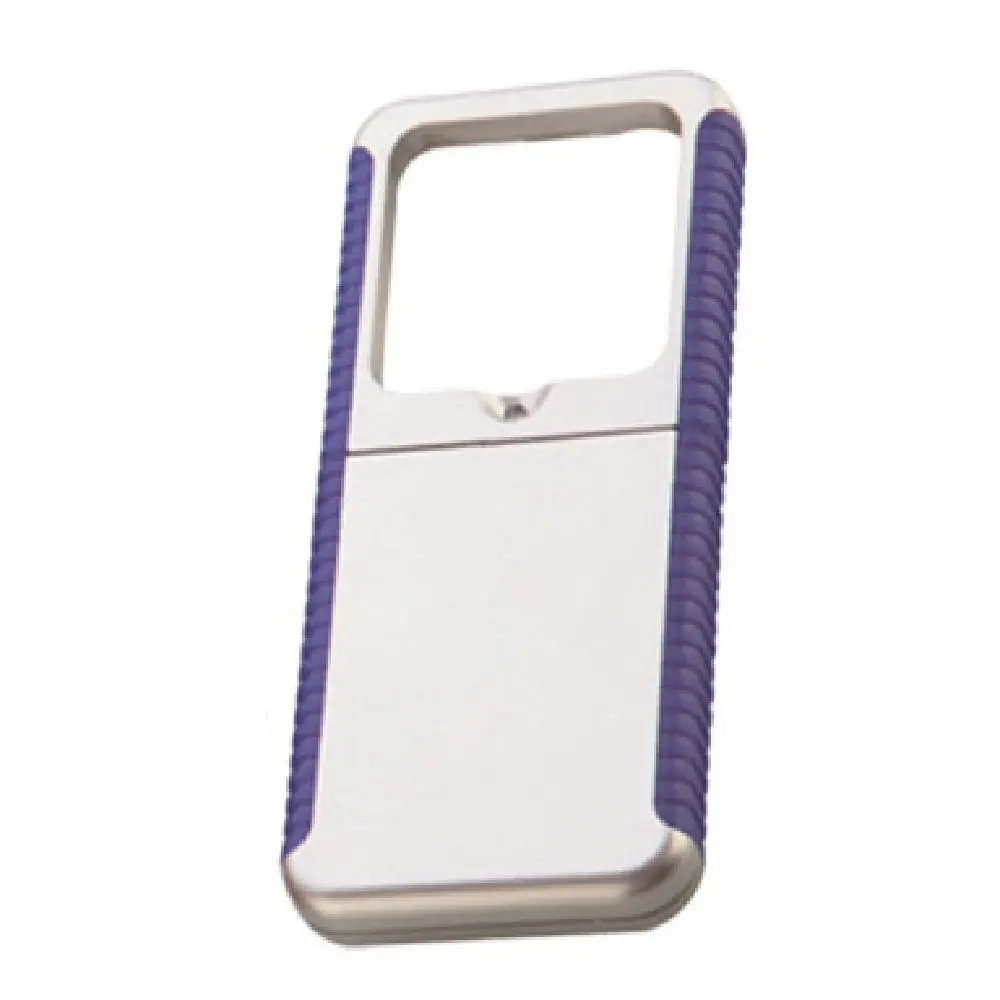 5x Magnification Pull-Out Magnifier Handheld Stretchable LED Magnifier Compact Rectangular Lens Illuminates Magnifier