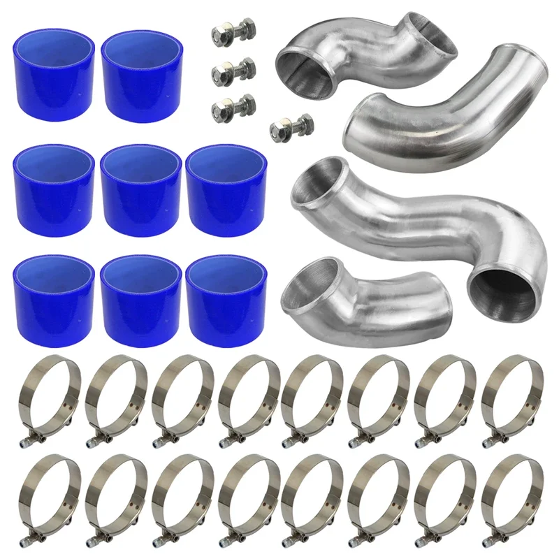 Intercooler Pipe Piping Kit Front Mount Fits For Nissan Skyline R33 R34 GTR RB26DETT Black/Red/Blue