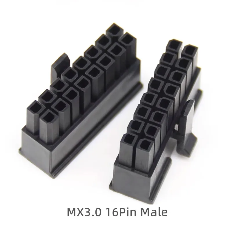 3pcs Molex 3.0mm Pitch Small 5557 Plug MX3.0 6Pin 8Pin Male Connector Housing Double Row 43025 Rubber Shell 6P 12P 16P Terminals