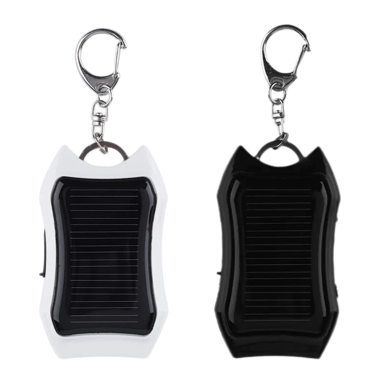 Portable USB External Cell Phone Solar Power for Most Phone Universal Charging Solar Power Bank Charger with Keychain Flashlight