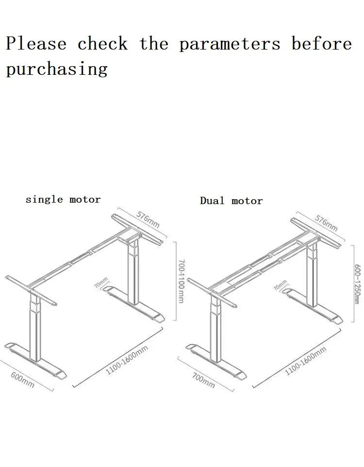 Bureau à support électrique réglable en hauteur, bureau ergonomique, à mémoire de forme, pour la maison et le bureau