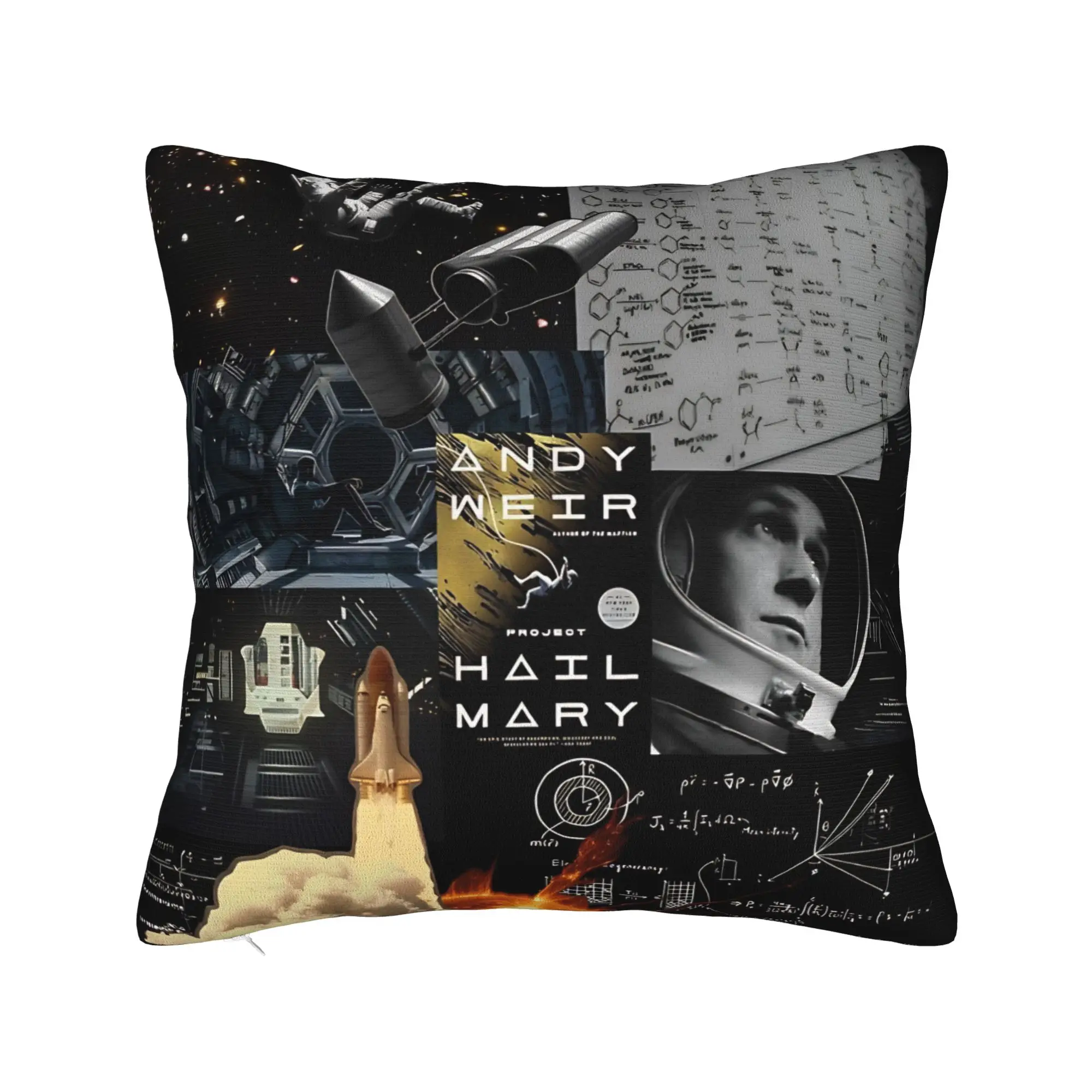 Pillow Case Project Hail Mary Movie Comfy  Pillow Cover For Sofa Home Decor Retro Trendy Pillowcases