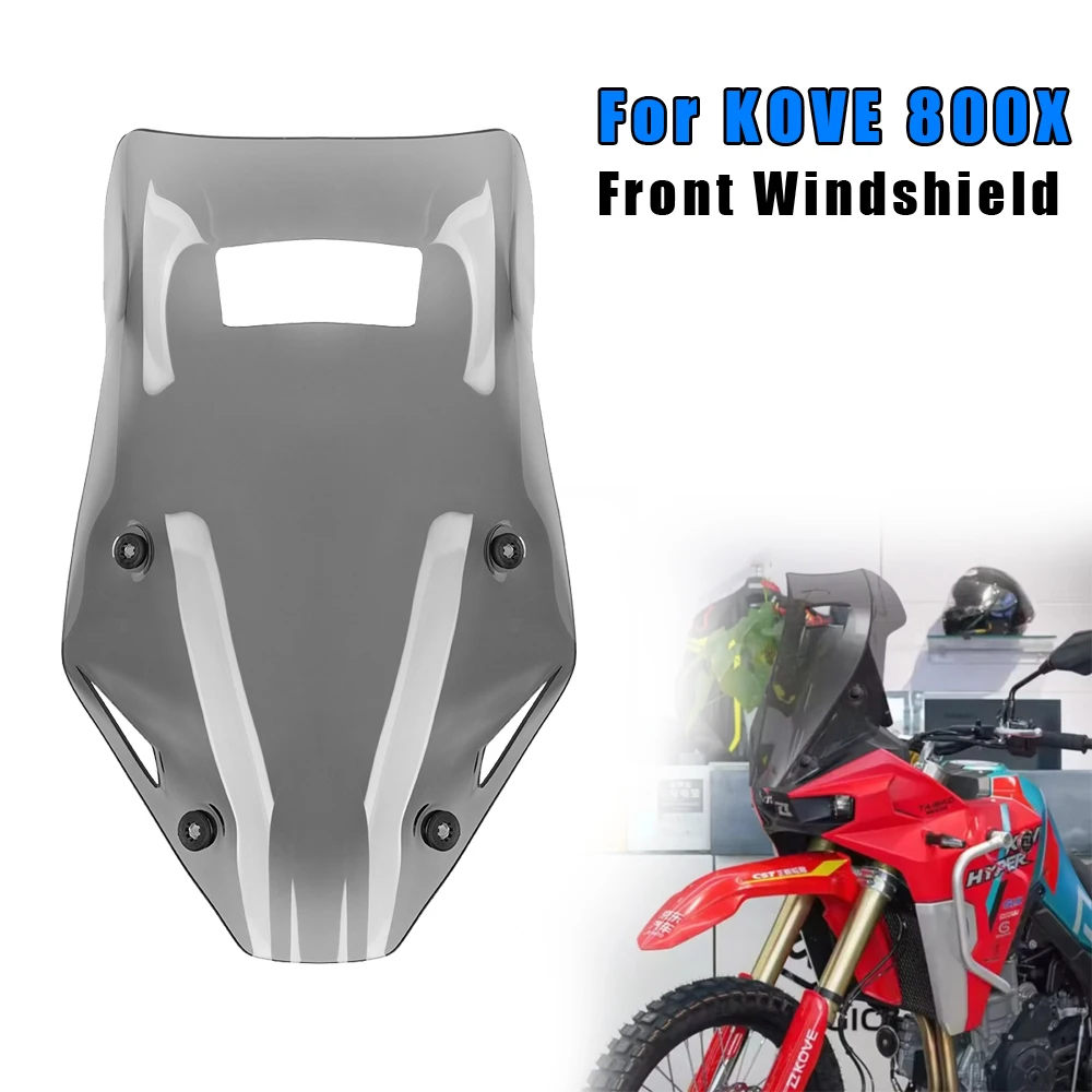 WindScreen For KOVE 800X 800 X PRO Windshield Parts Wind Shield Screens Deflectors Ventilation Openings Motorcycle Accessories