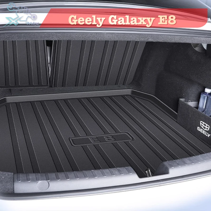 

For Geely Galaxy E8 2024 TPE Custom Fit Car Trunk Mat All Season Black Cargo Mat 3D Shaped Laser Measured Trunk Liners