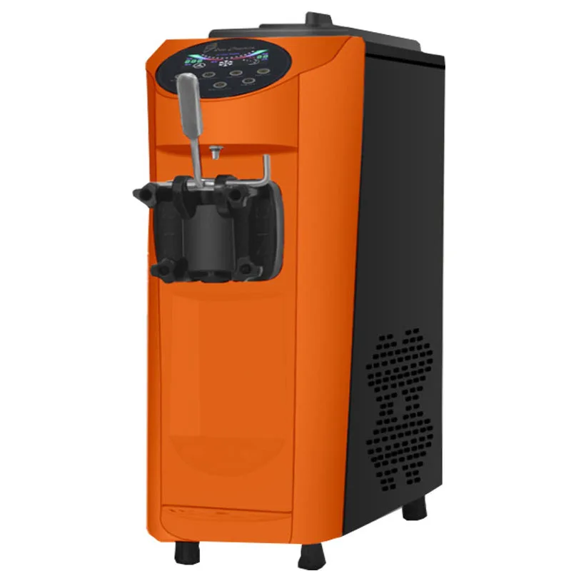 New Ice Cream Machine Single-head Small Desktop Milk Tea Coffee Shop  Touch Screen Automatic Cone Maker