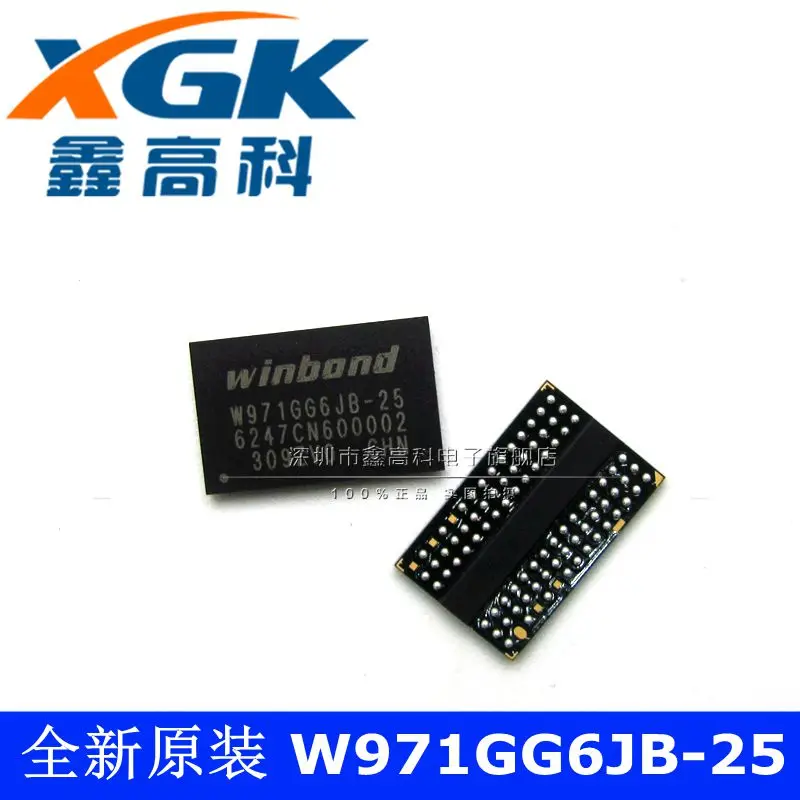 Free shipping   -W971GG6JB-25 W971GG6JB-25 BGA84     10PCS