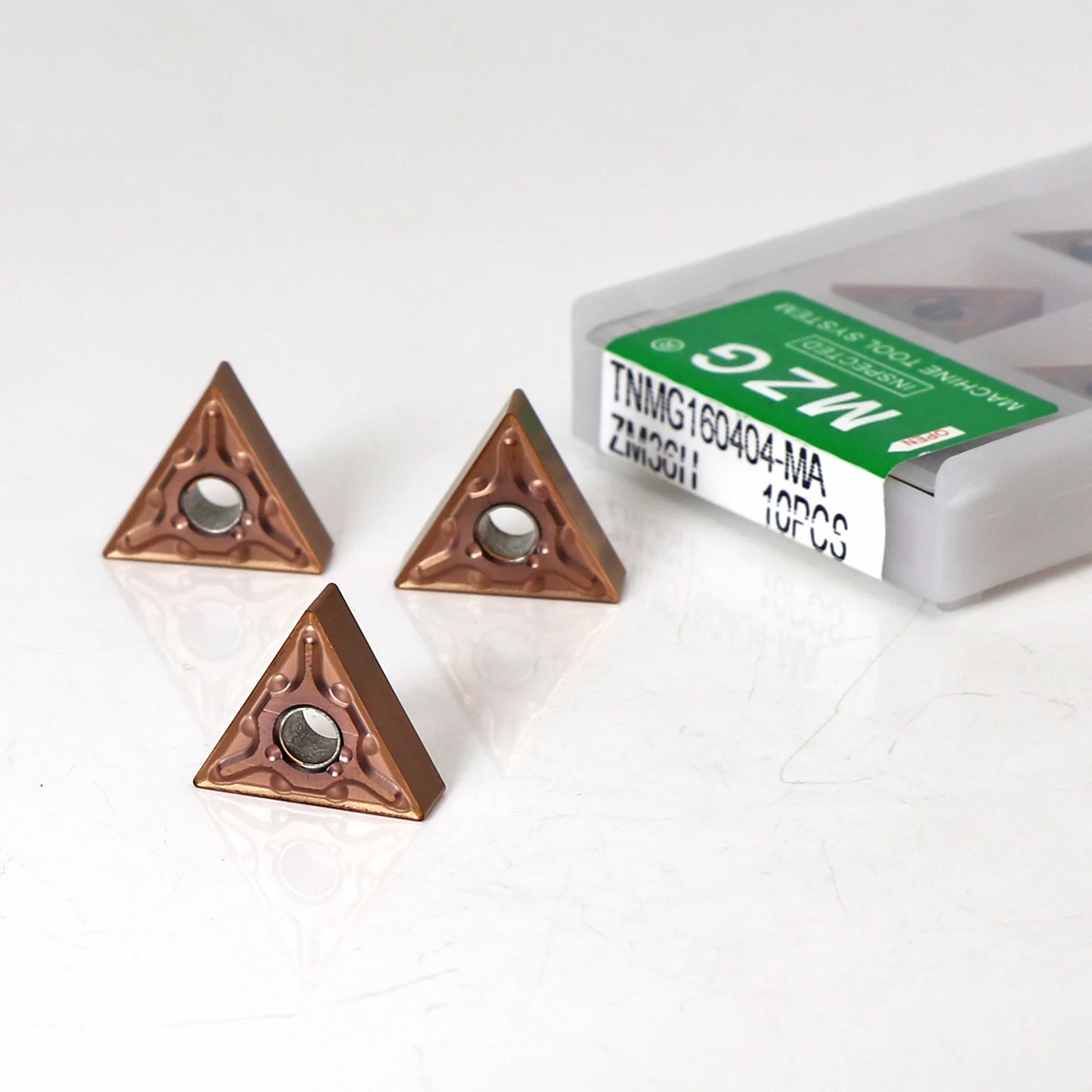 MZG 10pcs TNMG160404 TNMG160408 MA Carbide Turning Insert TNMG 160404 160408 high quality Lathe Tools cutter CNC tool