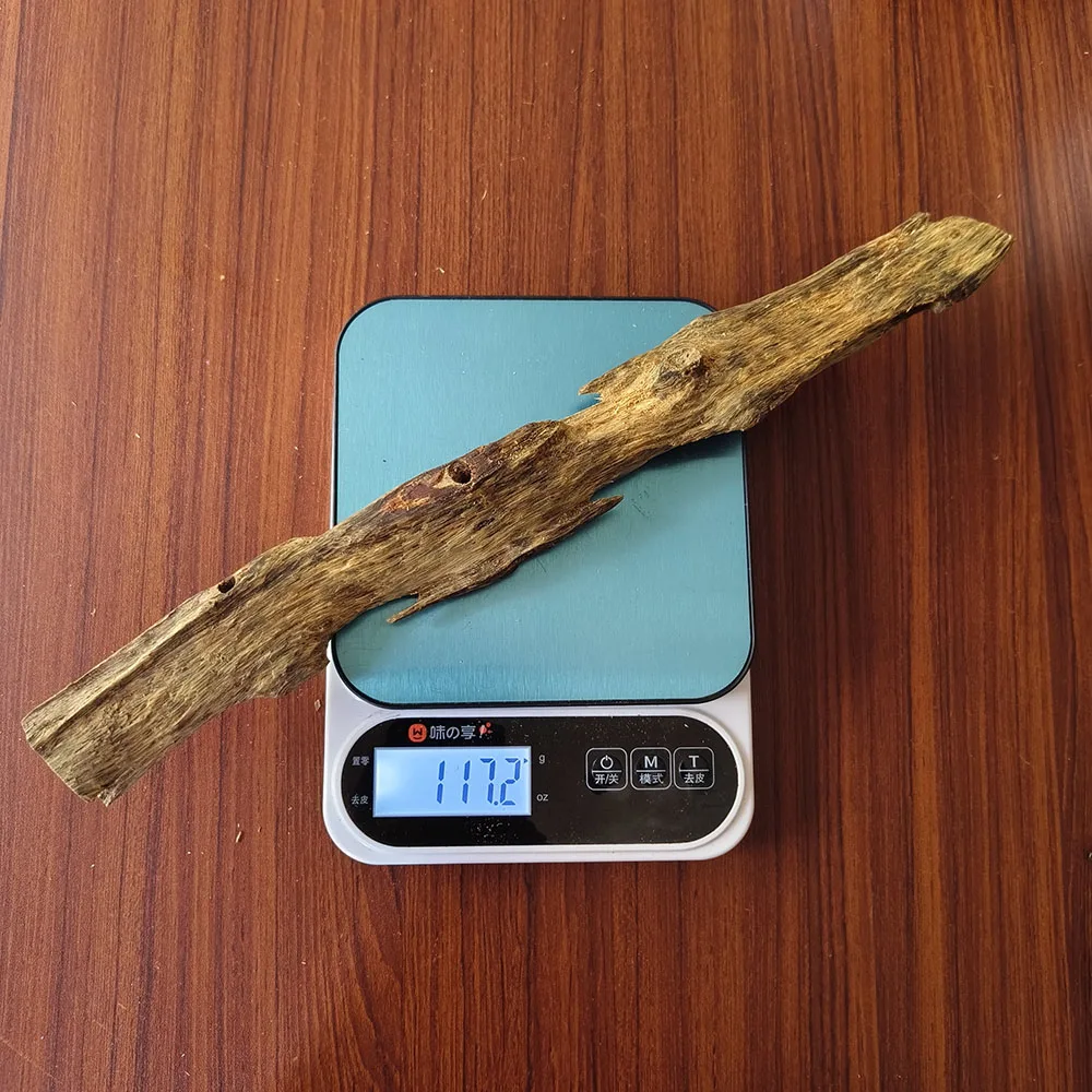Authentic Kynam Oud Wood 117gram 35CM Home Decor Quality Qinan Kyara Jin-Koh Self-Grown Incense Sweet Cool Scent Stress Relief