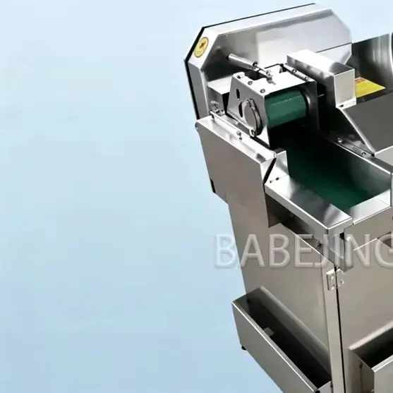 Commercial Vegetable Cutting Machine Double‑head Veggie Slicer for Food Factory Multi‑function Veggie Processing
