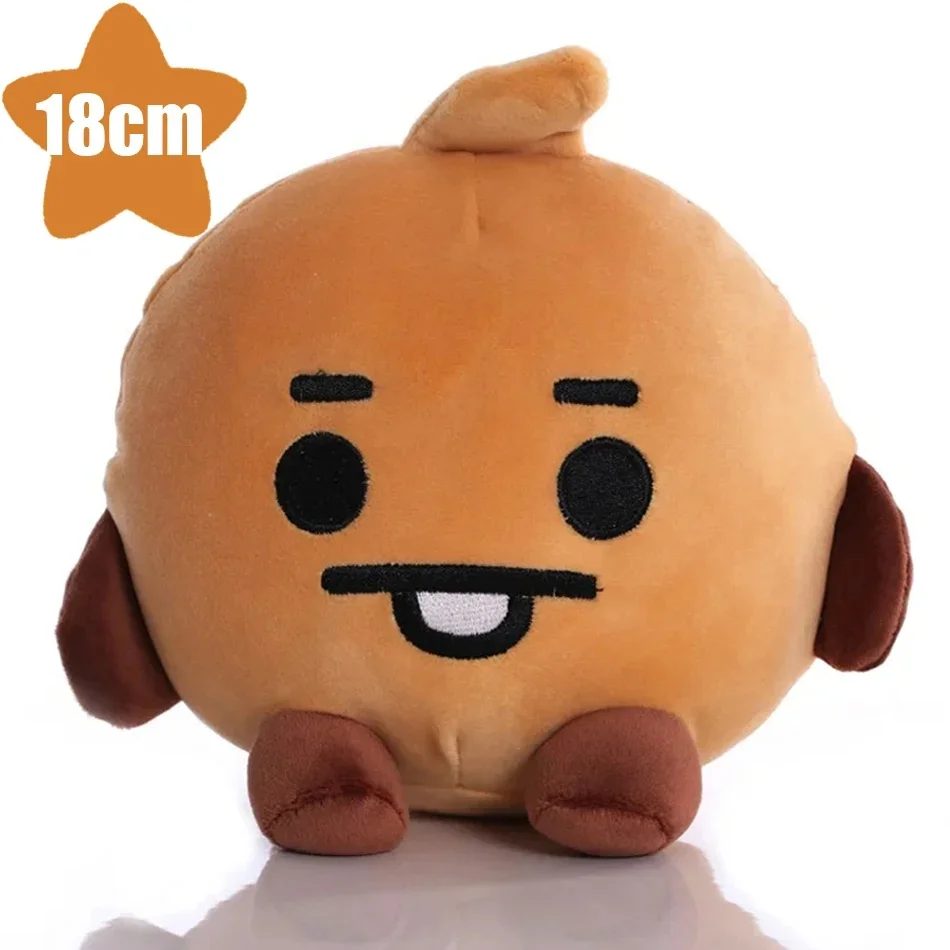 B-T-21 Cartoon-Tier Plüschtier Schlüsselanhänger Handy-Anhänger Tata Koay Shooky Mang Cooky Büro-Entspannungsgeschenk für Freunde Rucksack