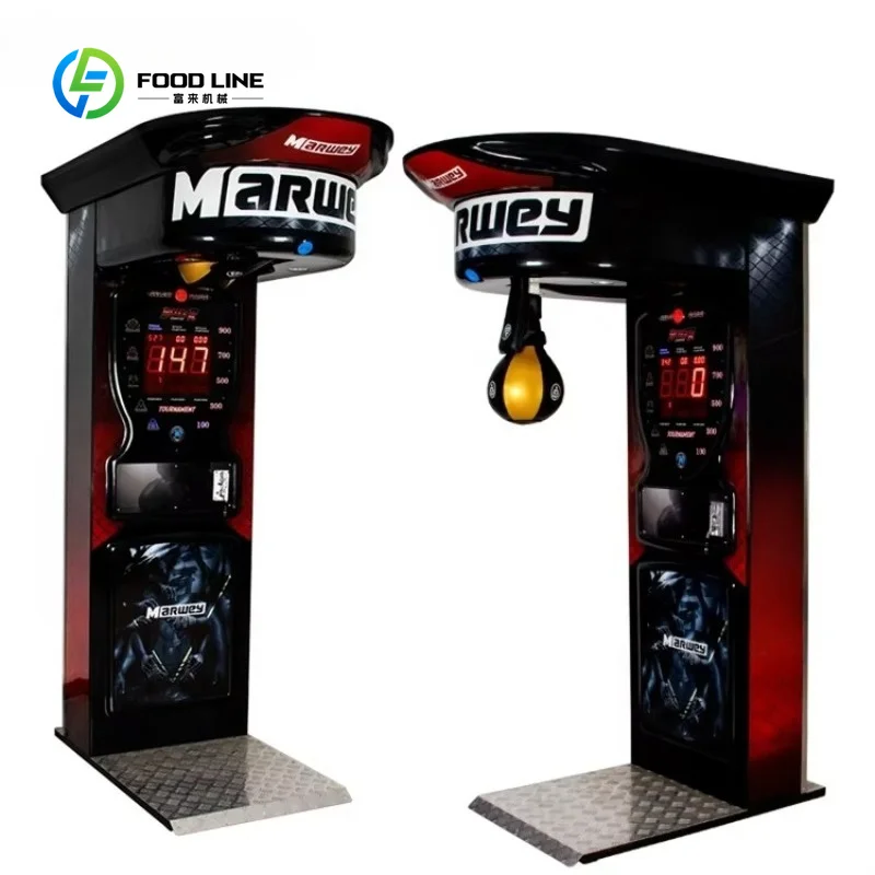 Customized Coin Operated Sport Arcade Boxing Game Machine Big King Kick Punching Fire Boxing Machine
