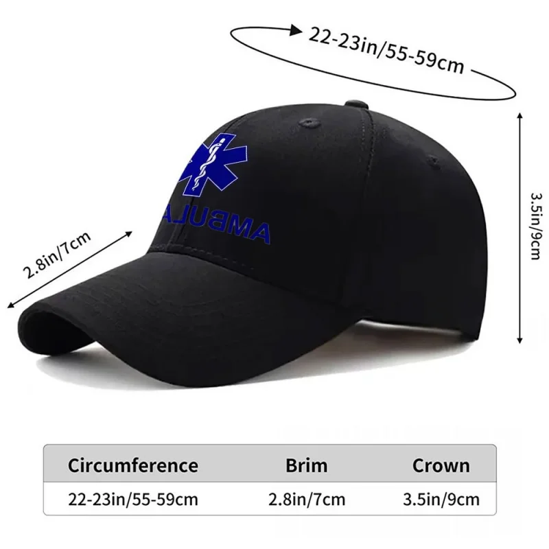 1pc Printed First Aid Medical Symbol Baseball Cap – Lightweight Unisex Sports Cap for Outdoor, Festivals, Weddings, Daily Wear