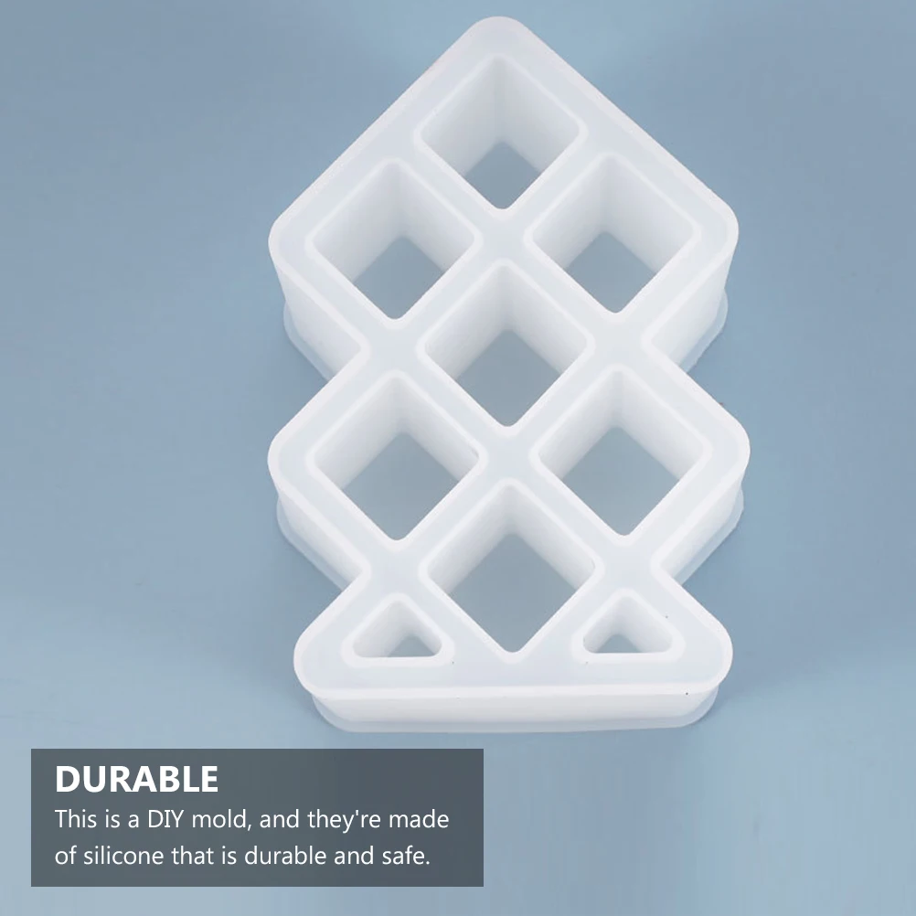 

Storage Box Mold Silicone DIY Molds Lipstick Stand Sturdy Handicraft Silica Gel