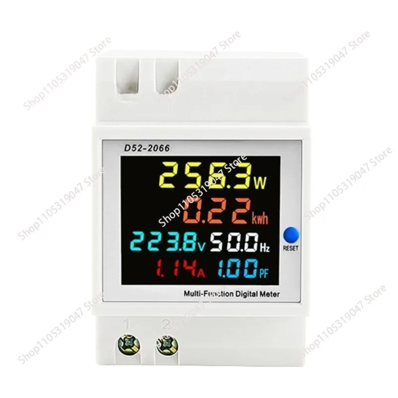 Electricity Wattmeter AC 220V 40V~300V 100A Digital Ampermeter Power Energy Voltmeter Ammeter Volt Watt Kwh Consumption Meter