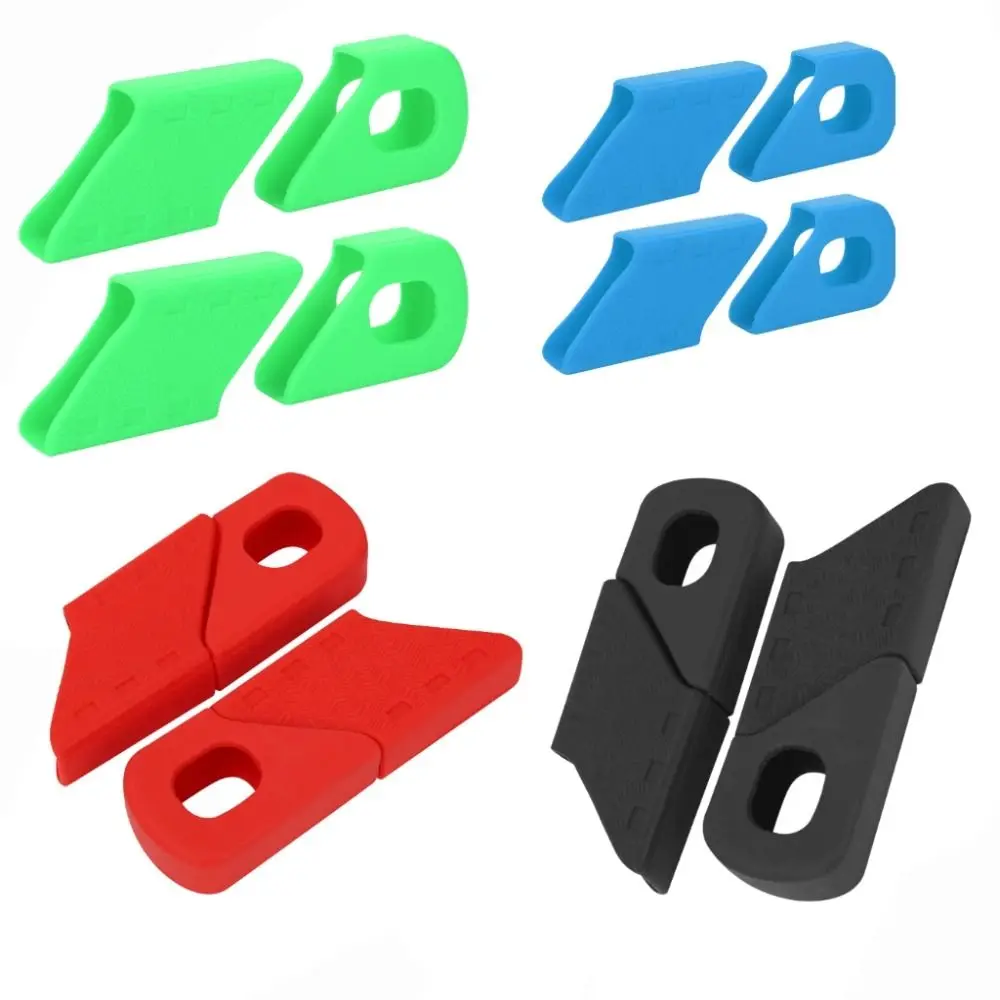 

4PCS Silicone Bike Crank Protection Sleeve Scratch-Resistant Multicolored Bicycle Crank Protector Universal Fit