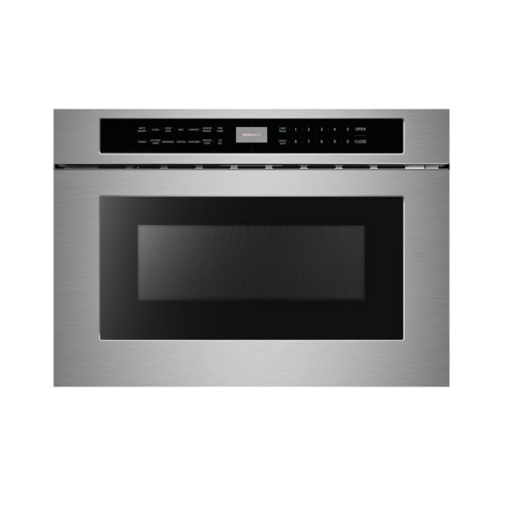 24inch 1.2 Cu.Ft Oven Capacity Home Cooking Appliance Stainless Steel Built in Microwave Drawer Electric Oven with Lcd Display