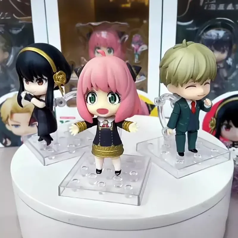 Anime-Figuren Spy×Family 1902 # Anya 1903 #   Yor 1901 #   Loid Bond Forger Twilight Q-Version Kawaii Modell Bewegliche Puppe Deko-Figur