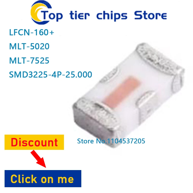 1PCS~10PCS/LOT  LFCN-160+ SMD LFCN-160 MLT-5020 MLT-7525 SMD3225-4P-25.000  100% NEW