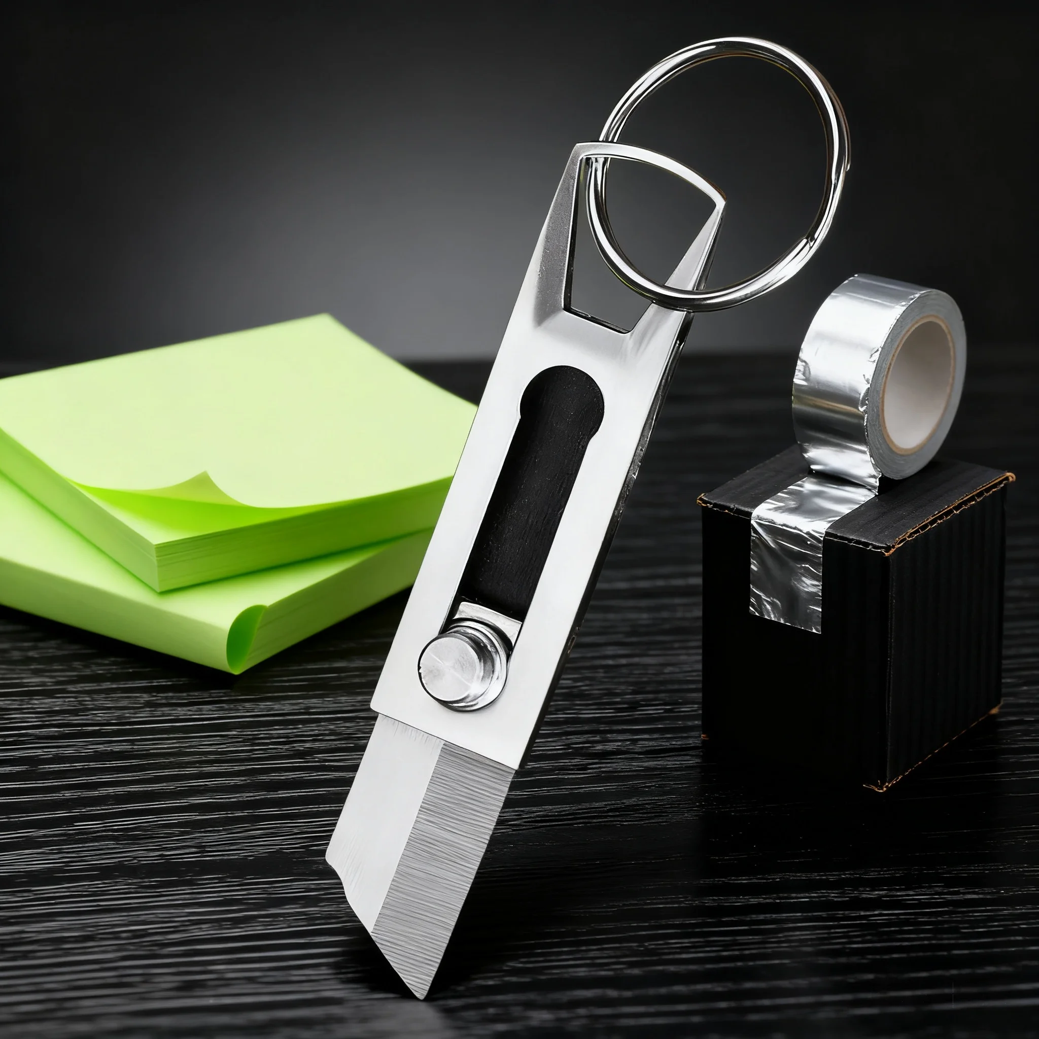 Outdoor Mini Retractable Sliding Blade Utility Knife EDC Pocket Knife Portable Paper Box Outdoor Stuff Camping Tools