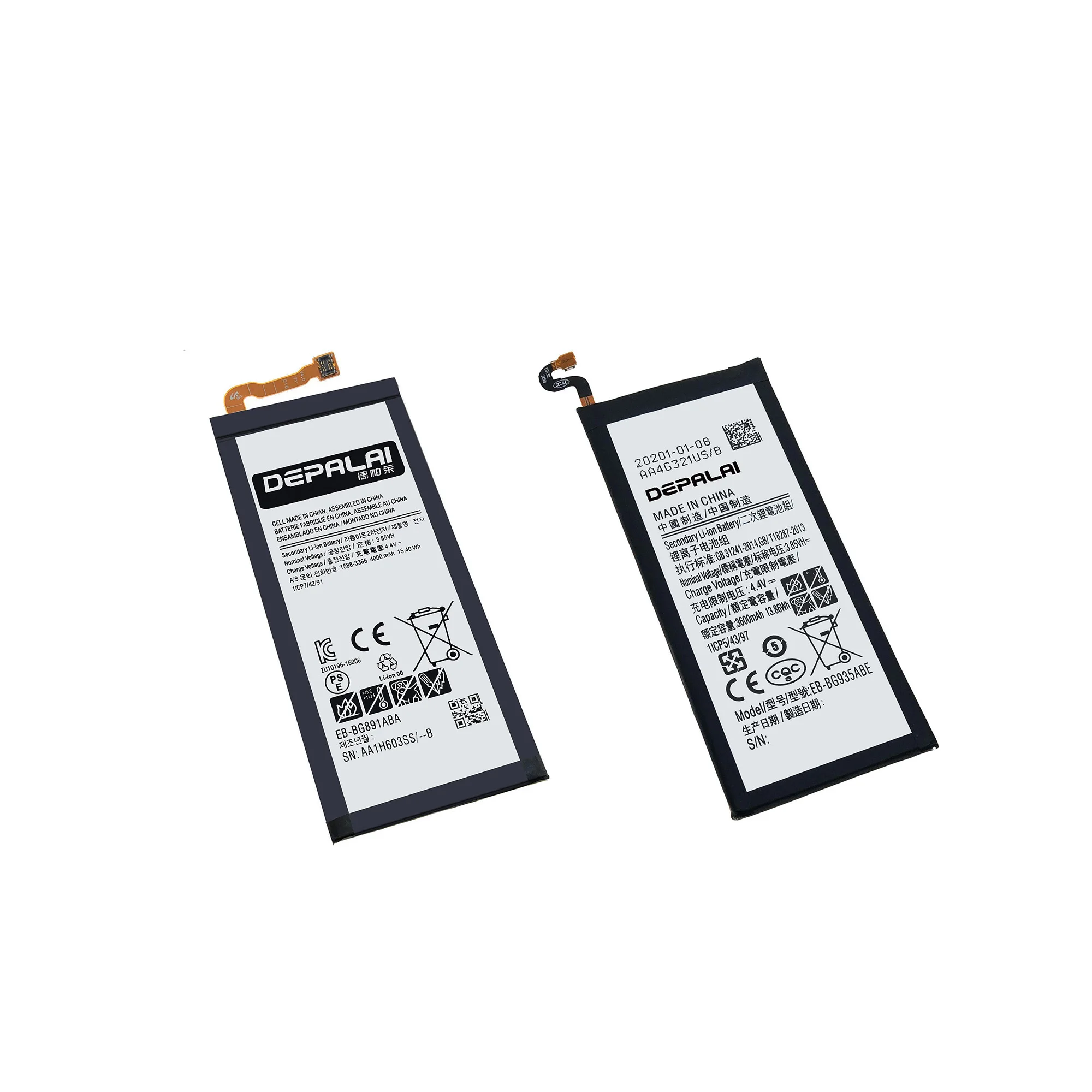 EB-BG891ABA Battery For Samsung Galaxy S7 G9300 S7Edge G935F G9350 S7Active Batteries EB-BG930ABE EB-BG935ABE Repair Parts