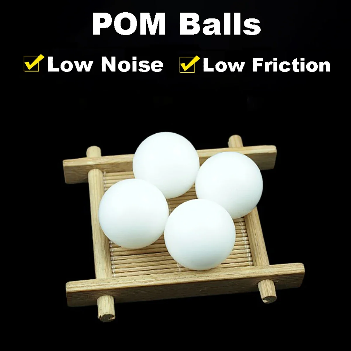Polyoxymethylene Solid Balls POM Plastic Precise Balls Plastic Rolling Bead White Precision Bearing Balls Dia 1-50mm