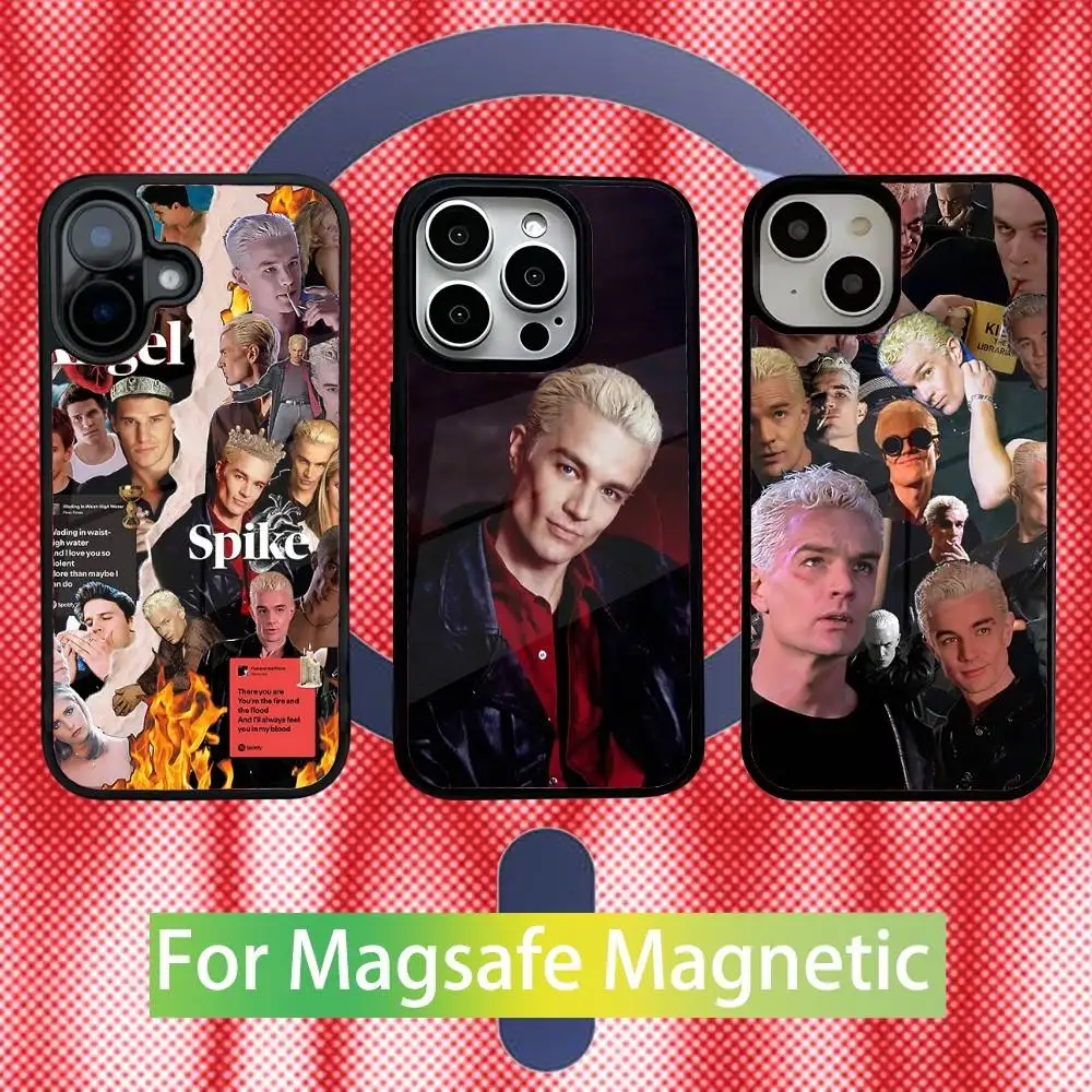 

James Marsters Spike Buffy Phone Case For iPhone 16,15,14,13,12,11,Pro,Max,Plus,Mini,SE New Magsafe Magnetic Wireless Charging