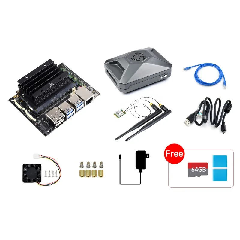 Jetson Nano Development / Expansion Kit, Alternative Solution Of B01 Kit, Optional Jetson Nano Core Module