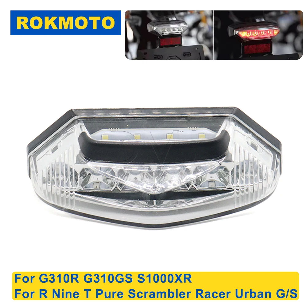 Fit For G310R G310GS S1000XR R Nine T Pure Scrambler Racer Motorcycle LED Rear Tail Light Brake Stop Lamp Turn Signal Indicator