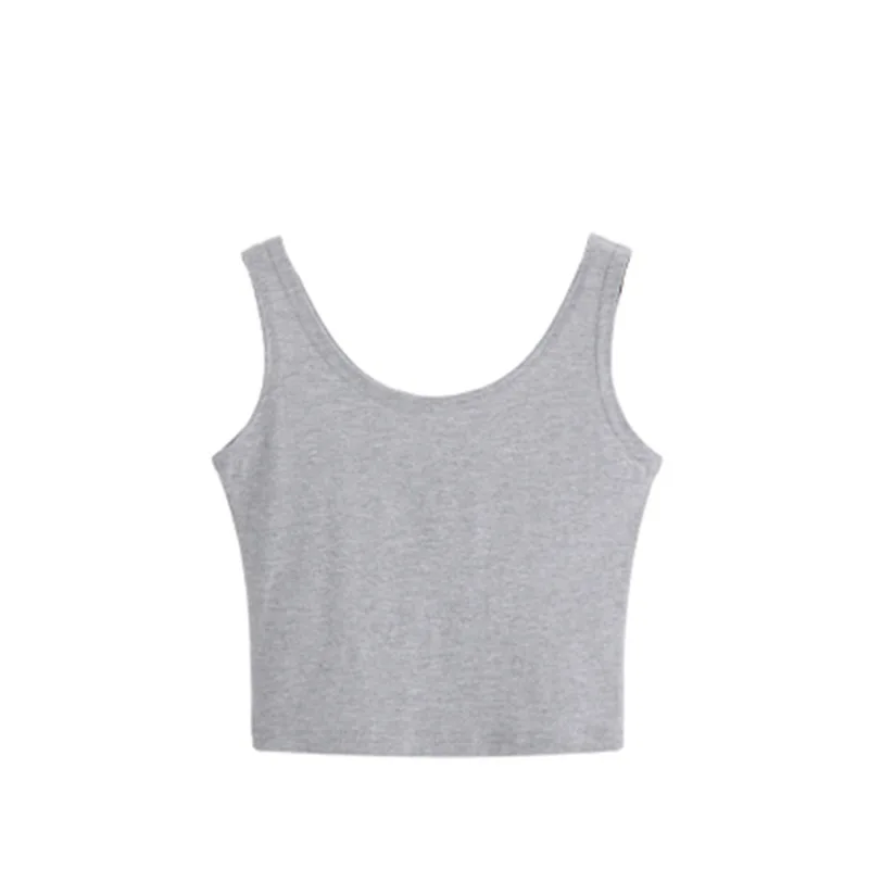 A Small Halter Vest for Women Short Yoga Exercise with A Sleeveless Sexy Slim Top