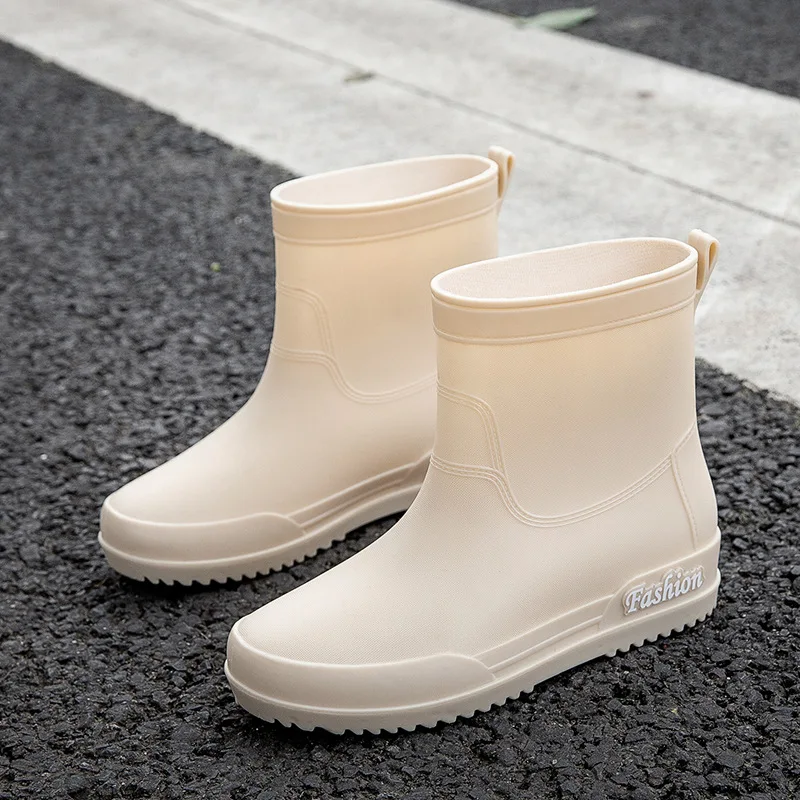 

Waterproof Rain Boots for Women Summer Outdoor Short Boots Fashion Women Ankle Boot Non Slip Working Boots Warm Rain Boot Girls