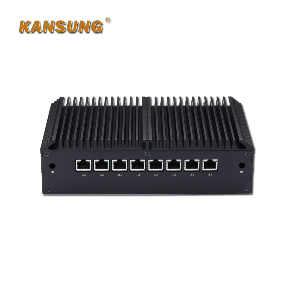 Kansung-Mini PC Intel Celeron Kaby Lake-r,Core i3,8130u,i5,8250u,ddr4l,8ギガビット,LAN, 6 USB,ファイアウォール