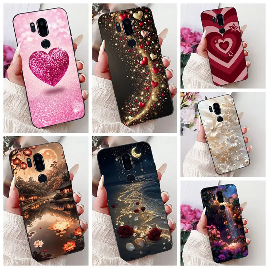 Чехол для телефона LG G7 ThinQ LG G7 ThinQ G710 G7 + G7 Plus, мягкий силиконовый чехол с модной росписью на задней панели, чехол для LGG7 Чехол для телефона LG G7 ThinQ LG G7 ThinQ G710 G7 + G7 Plus, мягкий силиконовый чехол с модной росписью на задней панели, чехол для LGG7