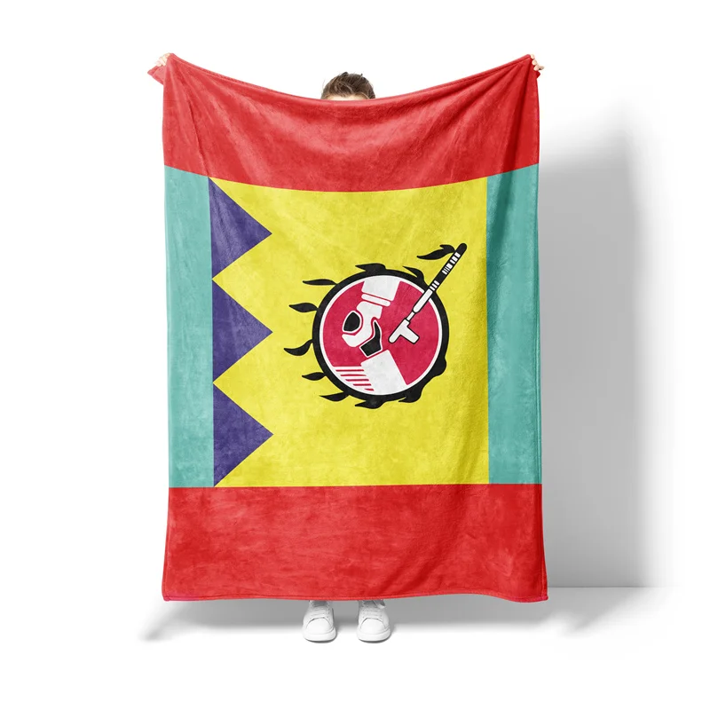 Gaslight Gatekeep Girlboss Stoney Nakoda Nation Throw Blanket for Women Men Girls Boys Kids Pets Dogs Cats Couch Sofa