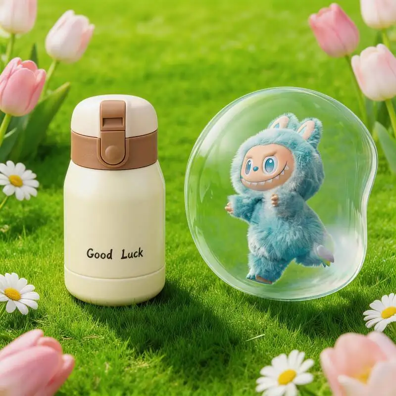 

Термос-бутылка POP MART THE MONSTERS Forward High Energy Series LABUBU Doll с изоляцией для сохранения холода