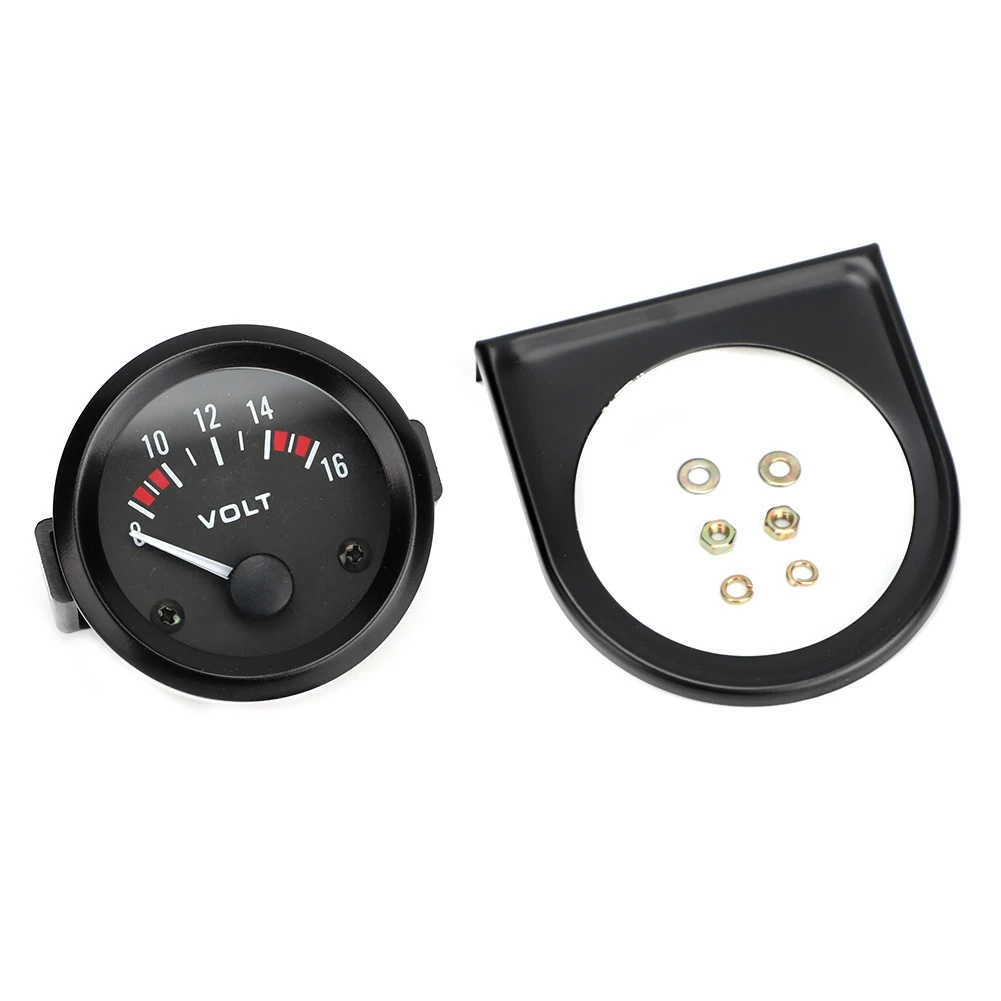 Car Universal 12V Voltmeter 52mm/2inch Voltage Meter Gauge 8-16V BX100007