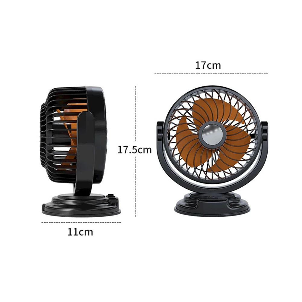 

Universal 24V Mini Car Fan360 Degree Auto Air Cooling Summer Accessory for Dashboard Air Circulation Fan
