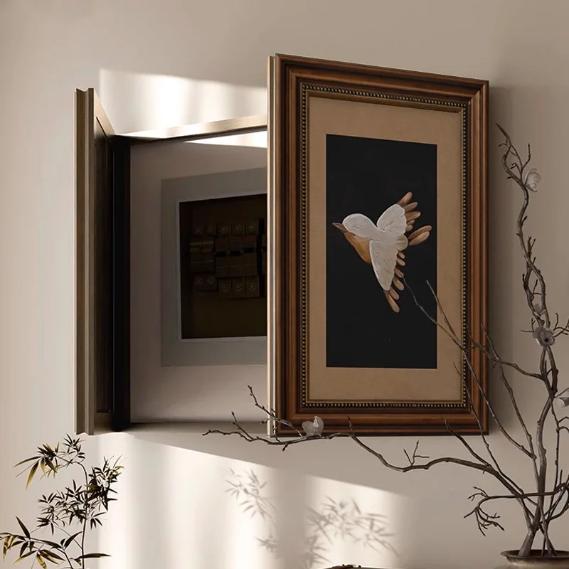 American Retro Distribution Box Cover High-end Decorative Painting Restaurant Cover Electric Meter Box Switch Hanging Painting