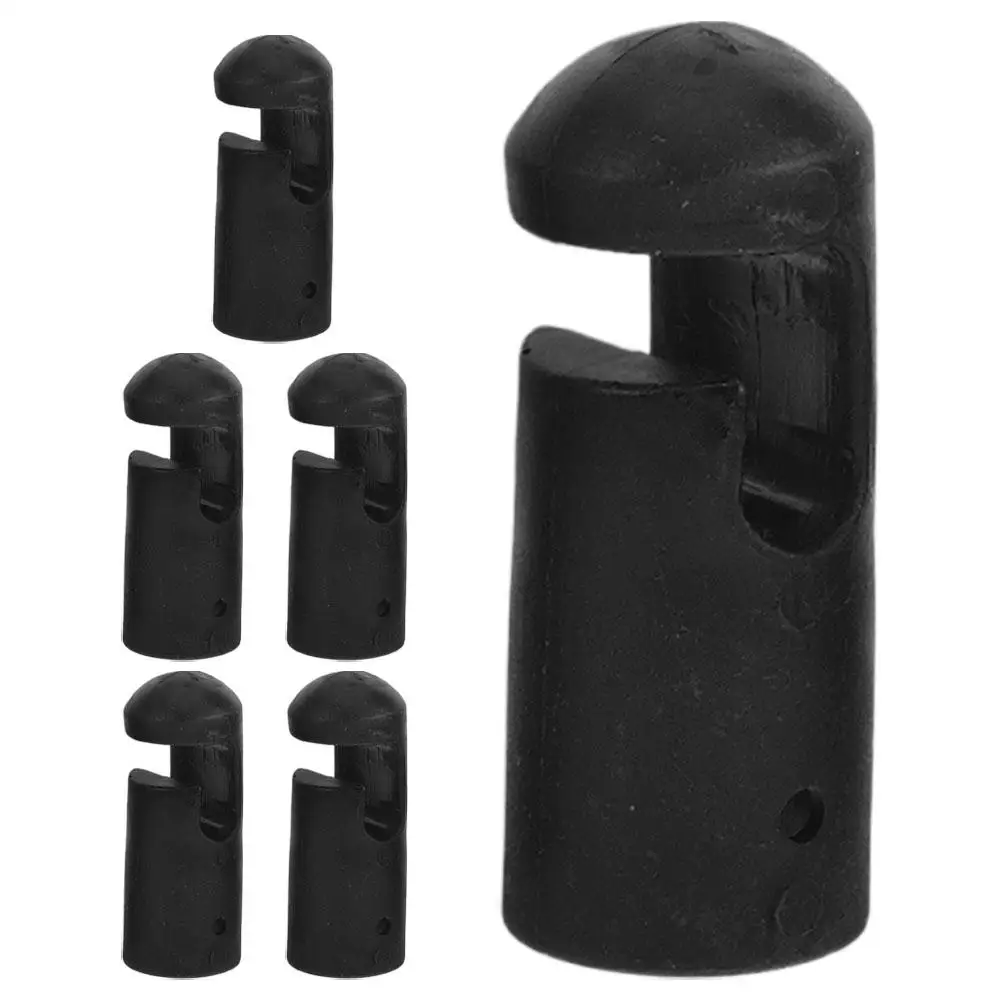 

6pcs Trampoline Pole Covers Durable Plastic Universal Replacement Enclosure Caps Outdoor Bounce Pads Spring Protectors