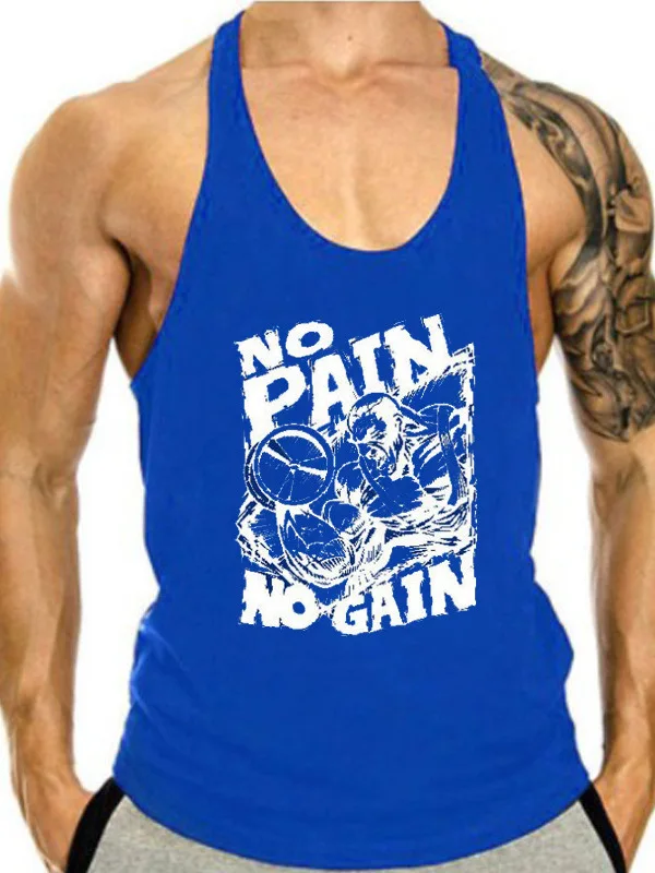 

Свободный спортивный жилет для мужчин: хлопковая майка для тренировок, баскетбола и повседневного ношения. Молодежный тренд Весна 2026