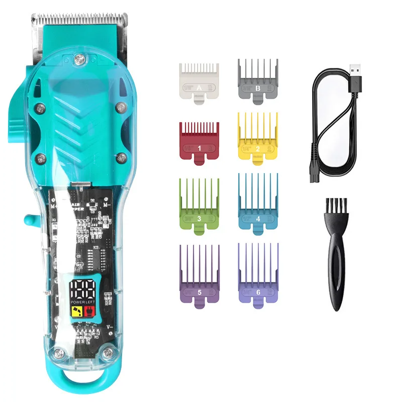 WAIKIL Professional Men\'s Electric Hair clipper Multi functional Hair Trimmer USB Charging Cordless Barber head Styling Tool