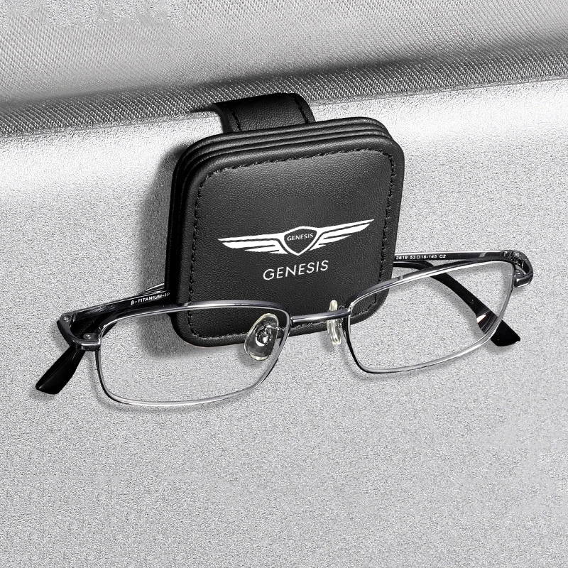 New Car Interior Glasses Clip Sunshade Storage Brace Auto Accessories For Genesis G70 G80 G90 GV60 GV70 GV80 EV BH Essentia Mint