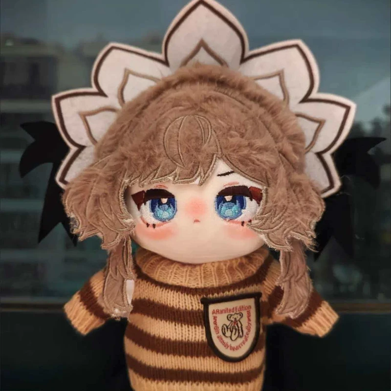 

20cm Anime Game Genshin Impact Sandrone Kawaii Cosplay Soft Cotton Doll Body With Skeleton Cartoon Dress Up Toy Figure Fans Gift