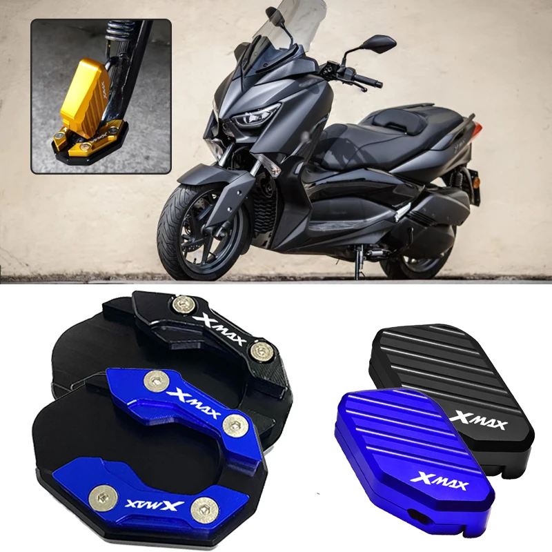 

For YAMAHA XMAX300 XMAX xamx 300 MT15 MT125 2015-2023 Motorcycle Accessories Kickstand Foot Side Stand Extension Pad