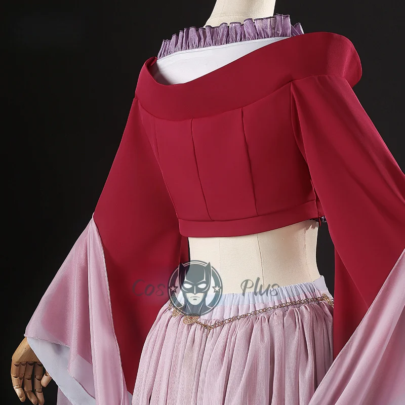 أنيمي يوميات الصيدلي Maomao المرأة تأثيري حلي فستان رقص أحمر ملابس الهالوين كرنفال حفلة موحدة