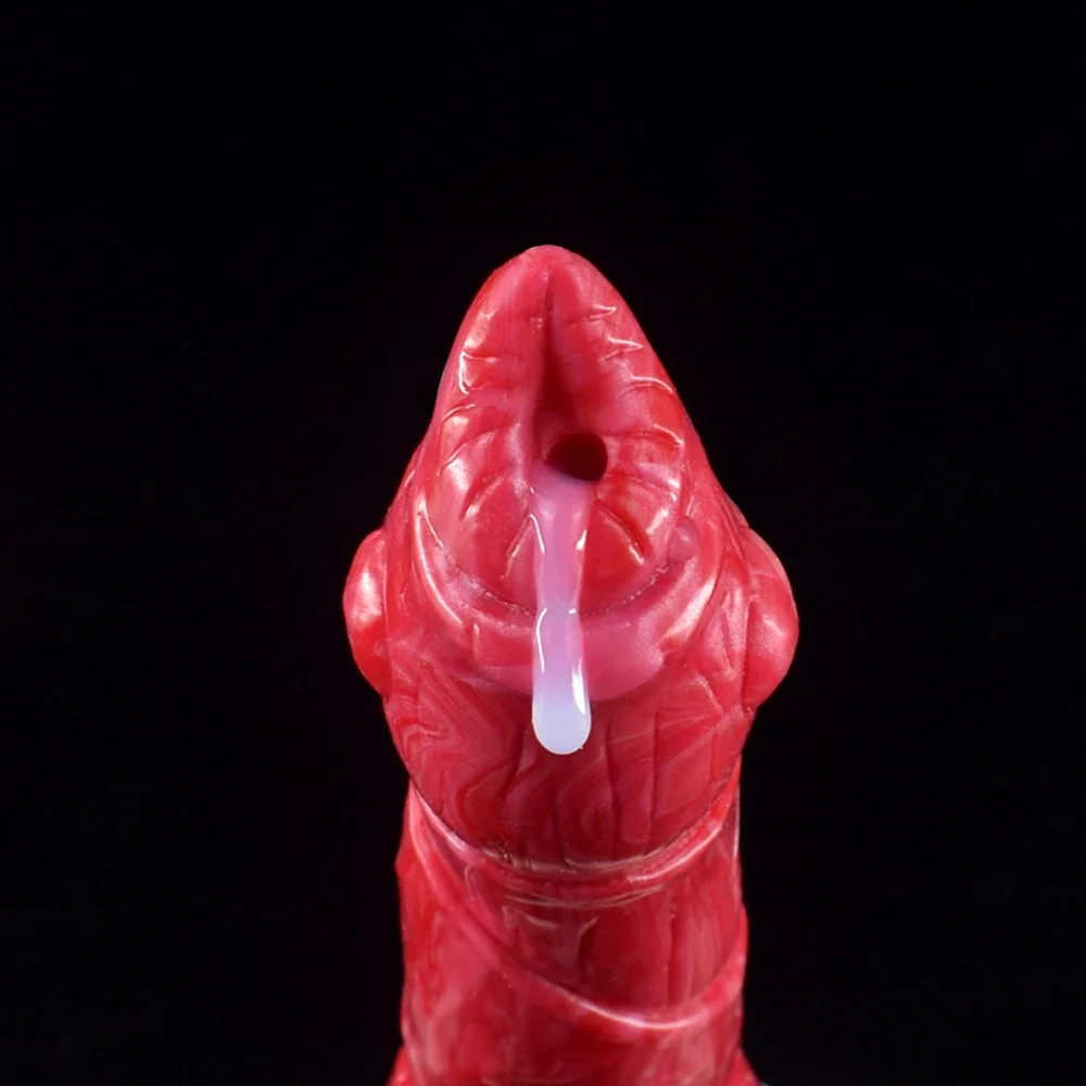 FAAK Silicone Deer Squirt Dildo Ribbed Ejaculating Penis With Suction Cup Spray Liquid Function Couple Flirting Erotic Products