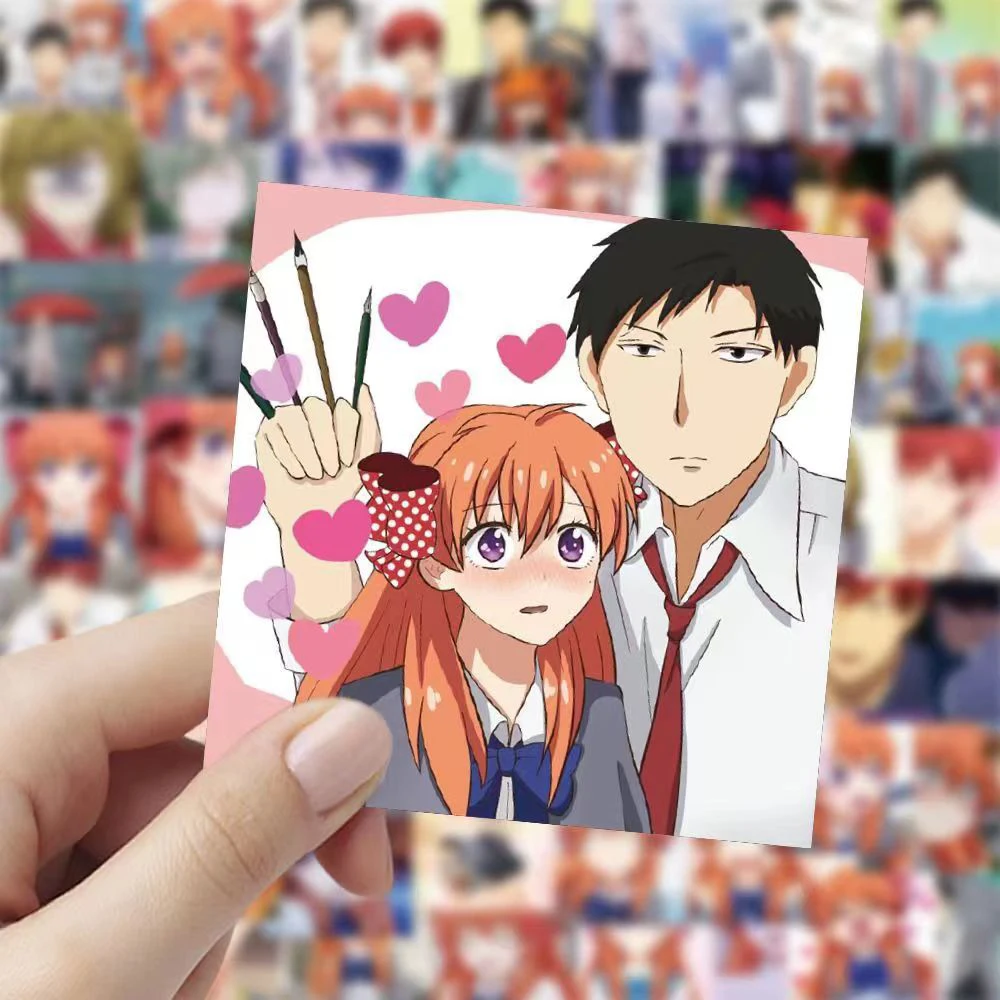 10/30/60pcs Monthly Girls Nozaki Kun Anime Stickers Umetarou Nozaki Chiyo Sakura Sticker Skateboard Laptop Phone Cartoon Decals