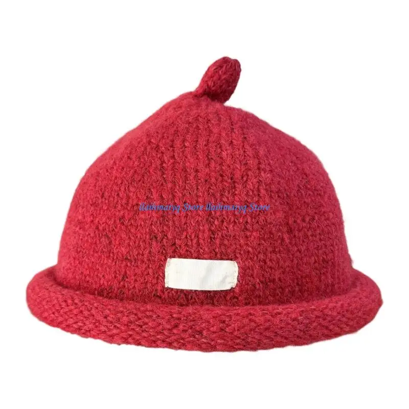 

573B Knit Skull Hat Cap Casual Hat Breathable Hat for Family Gatherings Friend Birthday Gift