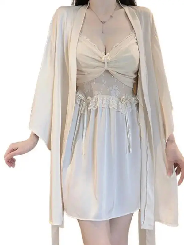 Vestido de malha plus size sexy com almofadas no peito tentador camisola de seda robe sem costas profundo v suspensórios sem mangas vestido encantador 147c