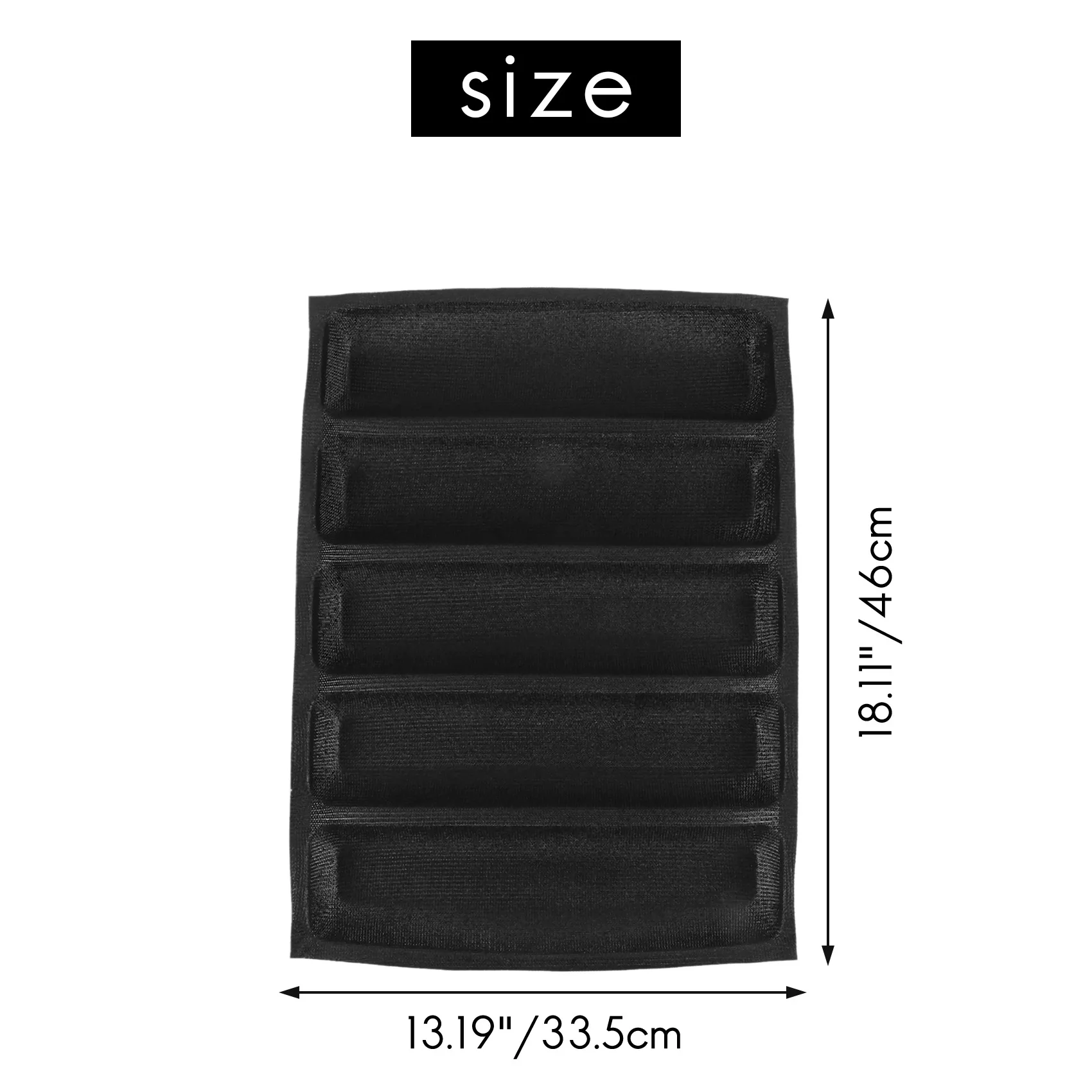 Silicone Pan - Non-Stick Perforated Fench Bread Pan Forms , Hot Dog Molds , Baking Liners Mat Bread Mould HOT