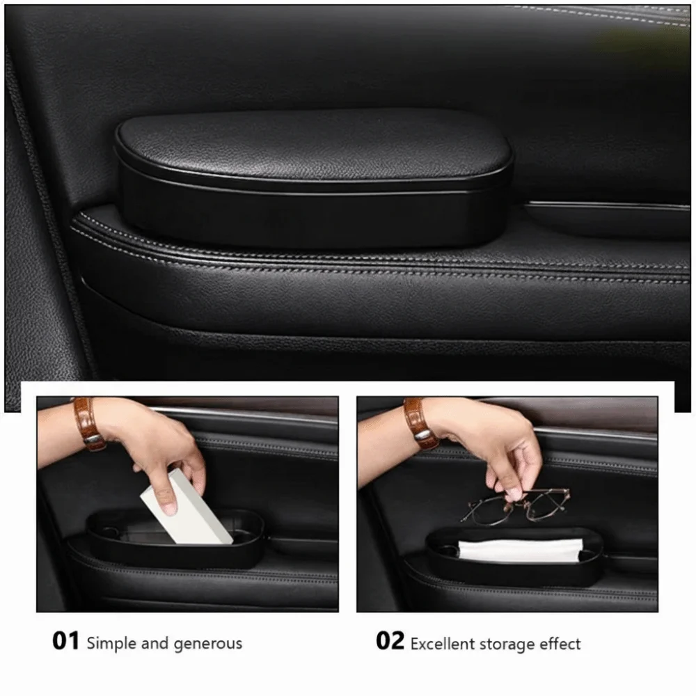

Anti Slip Auto Retractable Storage Box Adjustable Height Self-adhesive Adjustable Height Armrest Pad Elegant Simple